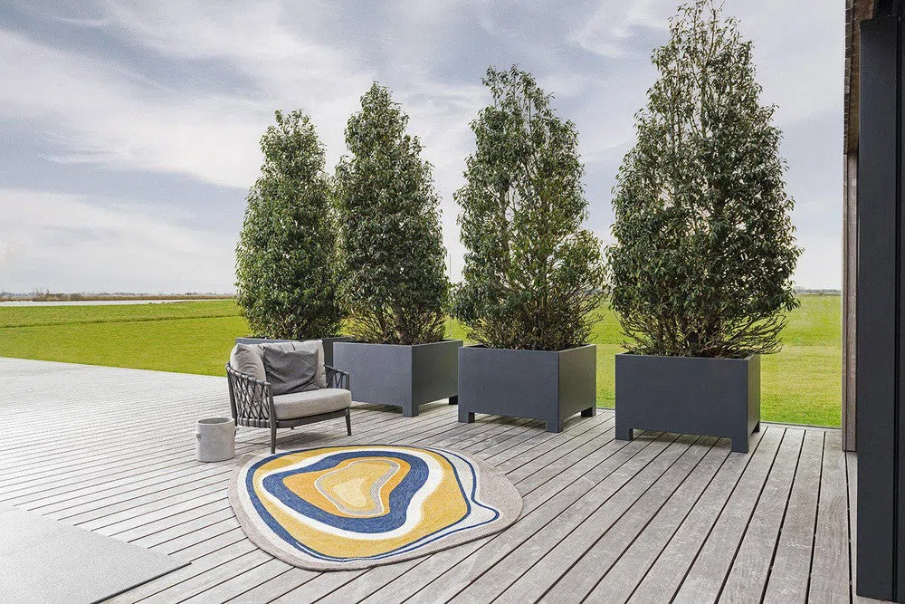 Brink & Campman Aura Ochre Outdoor Rug 477306 - Image 2