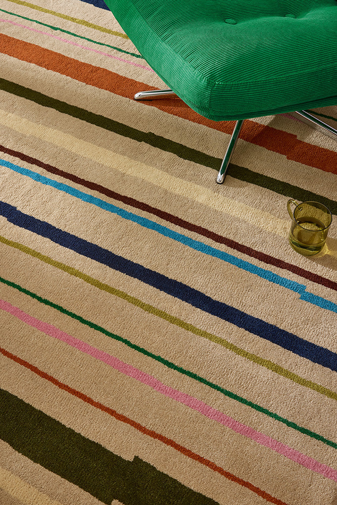 B&C Decor Shift Multi Beige 089903 Rug - Image 3