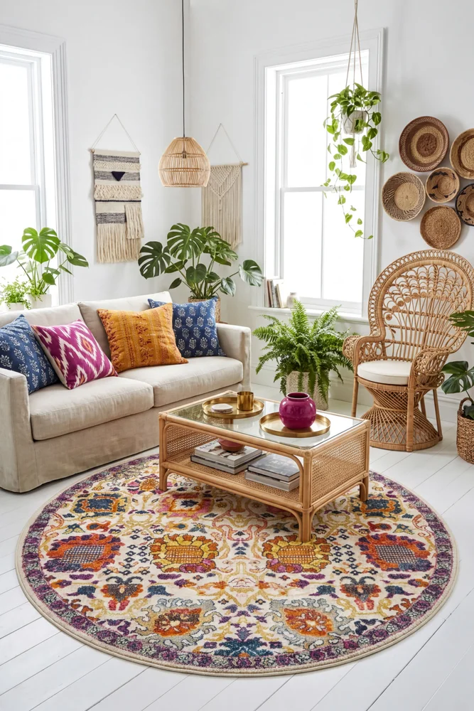 Babylon 206 Multi Round Rug - Image 2