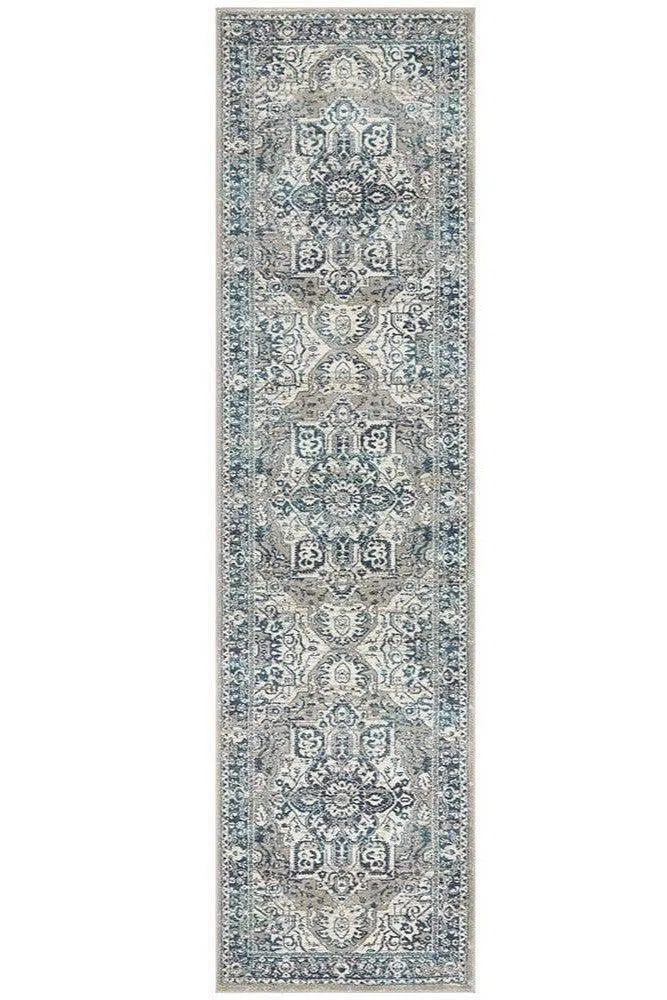 Babylon 207 Blue Runner Rug - Image 2