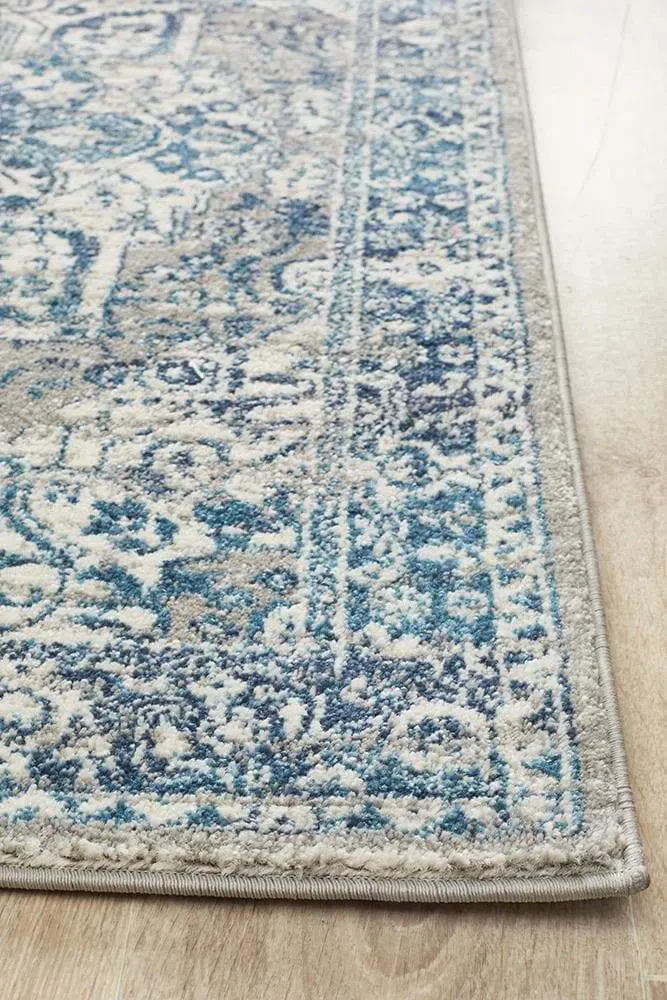 Babylon 207 Blue Runner Rug - Image 5