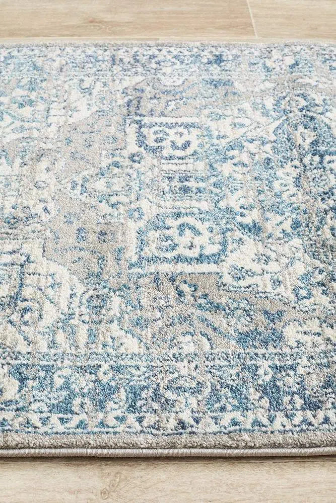 Babylon 207 Blue Runner Rug - Image 6