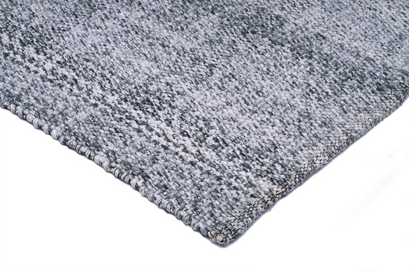 Basket Grey Weave Wool Rug - Image 5