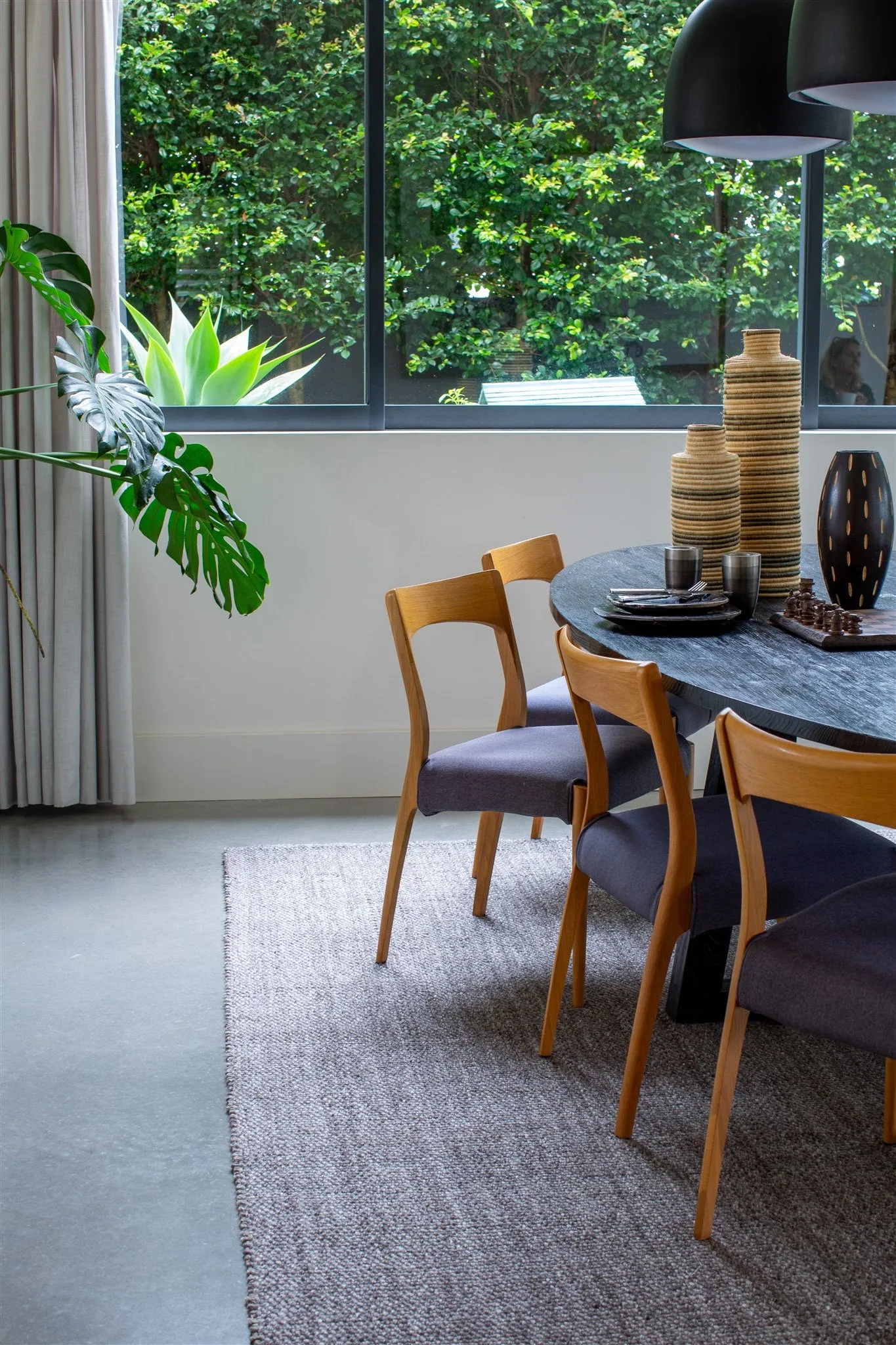 Basket Stone Wool Rug - Image 3