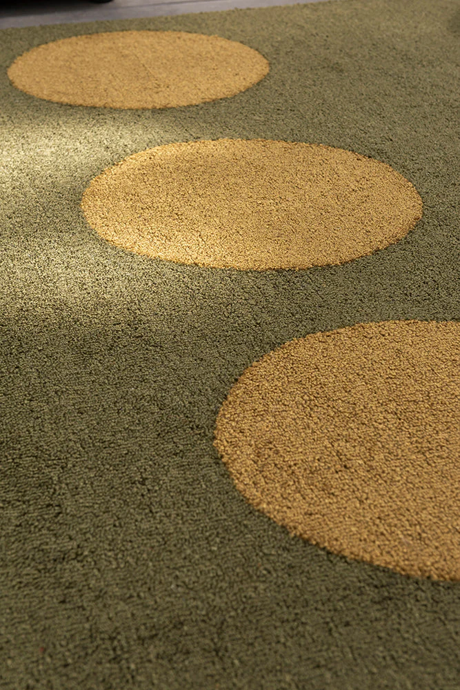 Brink & Campman Habitat Festival Dots Olive Green 495817 Outdoor Rug - Image 4