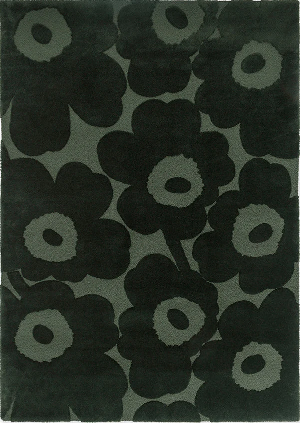 Marimekko Unikko Dark Green 132207 Rug