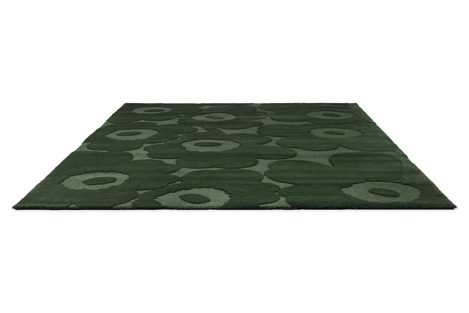 Marimekko Unikko Dark Green 132207 Rug - Image 5