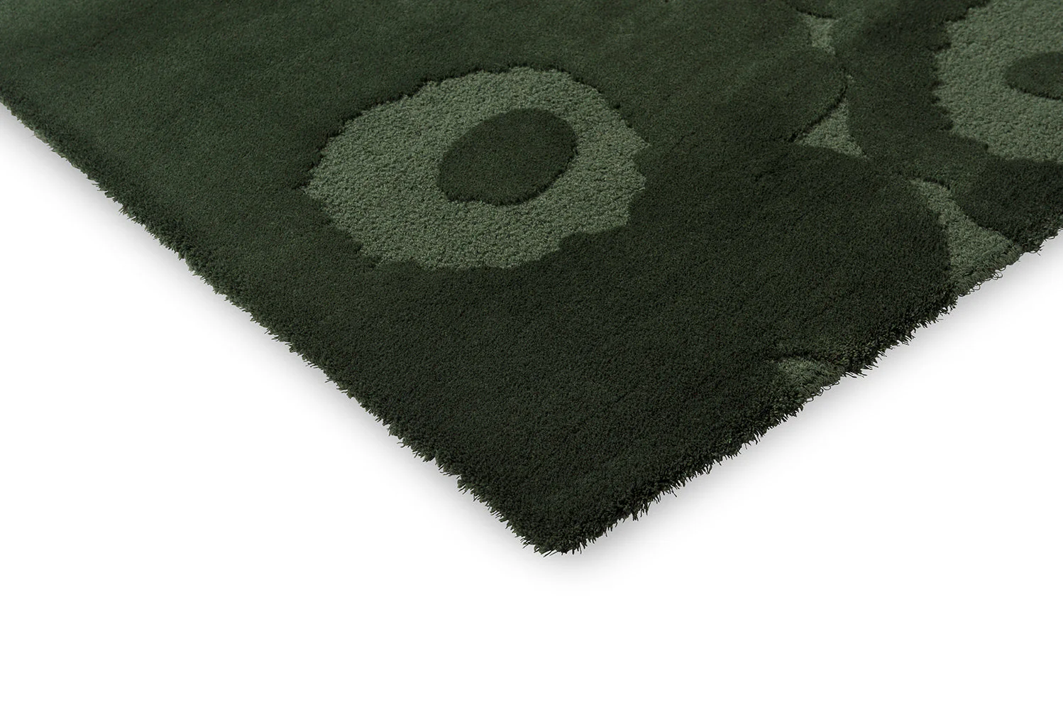 Marimekko Unikko Dark Green 132207 Rug - Image 6