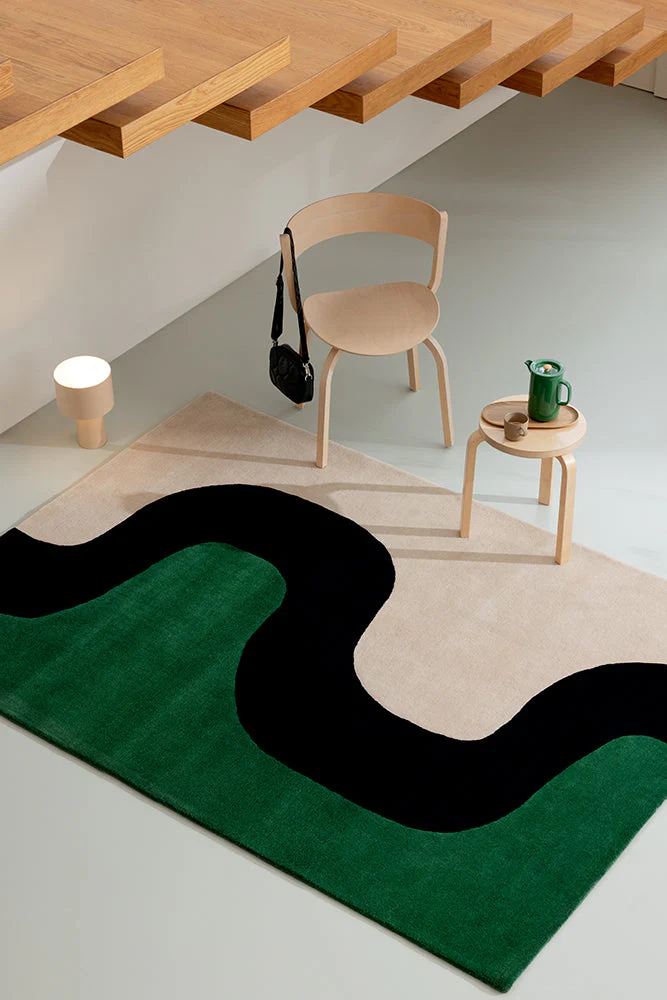 Marimekko Seireeni Green 132707 Rug - Image 3
