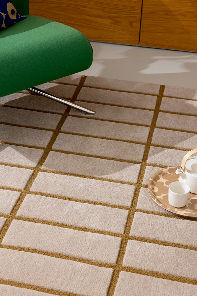 Marimekko Tiiliskivi Bronze Yellow 132906 Rug - Image 4