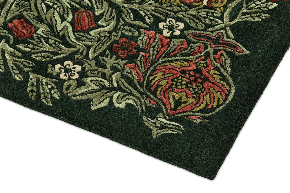 Morris & Co Bird Tump Green 128307 Rug - Image 6