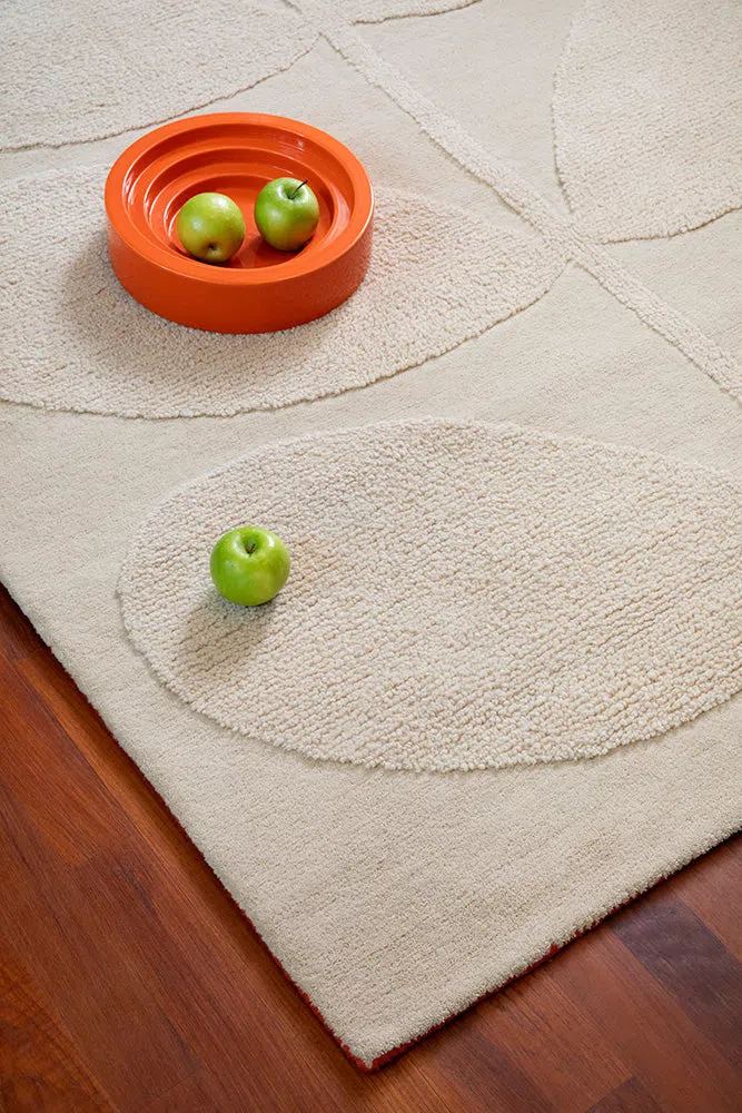 Orla Kiely Solid Stem Ecru 158309 Rug - Image 3