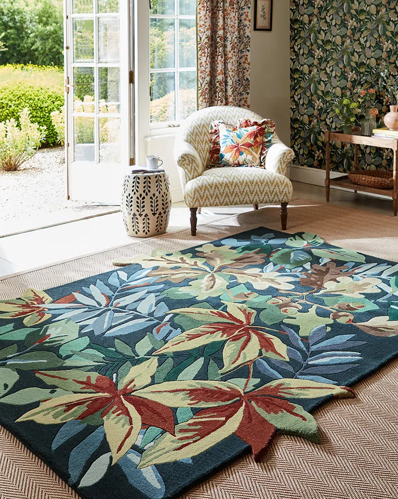 Sanderson Robin's Wood Forest Green 146508 Rug - Image 3