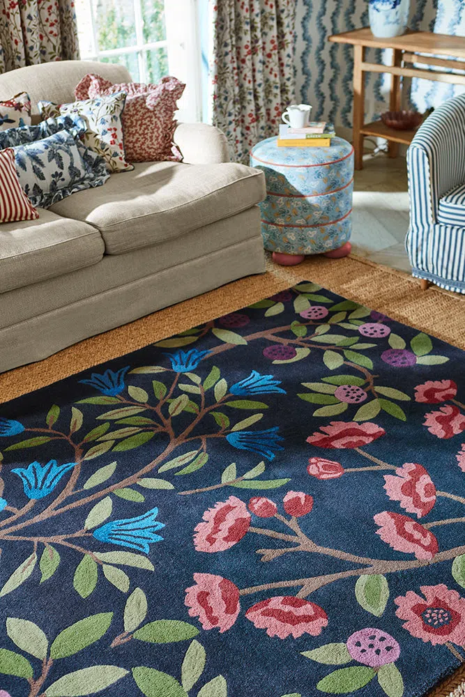 Sanderson Foraging Indigo 146618 Rug - Image 3