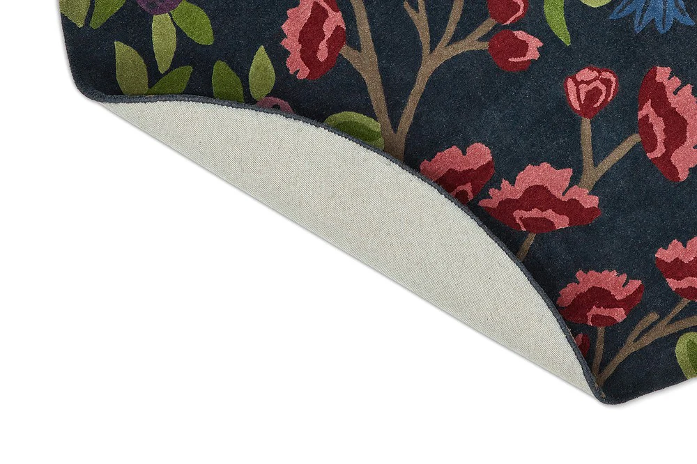 Sanderson Foraging Indigo Round 146618 Rug - Image 8
