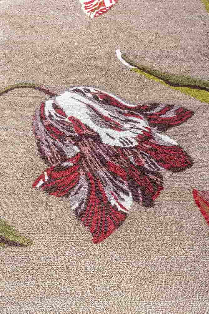 Ted Baker Botanical Tulip Burgundy 455610 Outdoor Rug - Image 6