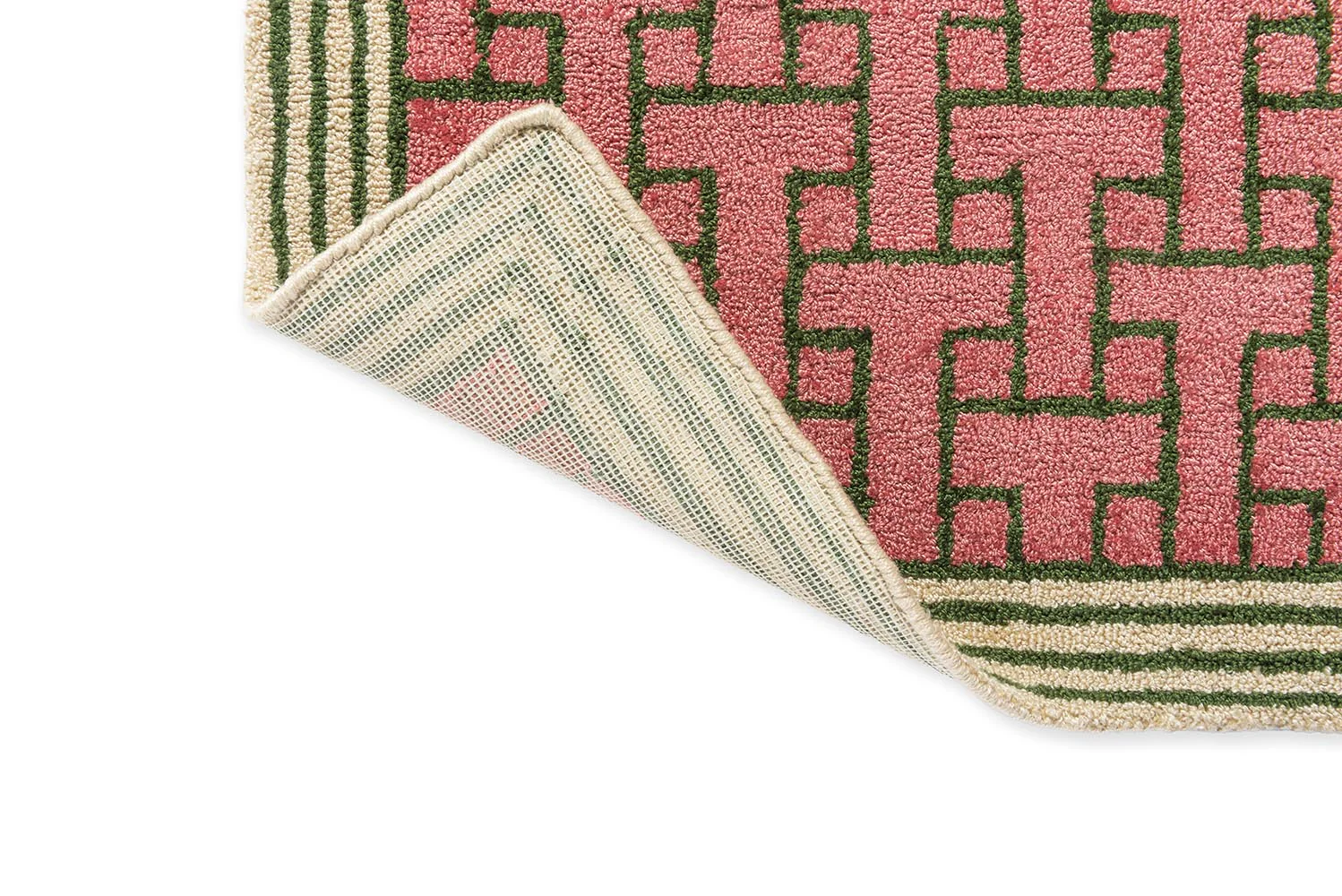 Ted Baker T Monogram Dusted Pink 455802 Outdoor Rug - Image 6