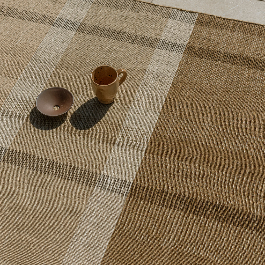 Brink & Campman Zona Cashew Block Stripe 497501 Outdoor Rug - Image 6