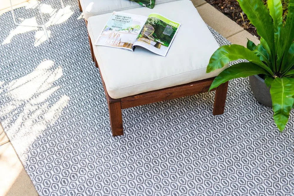 Bekal Ash Grey Indoor Outdoor Rug - Image 5