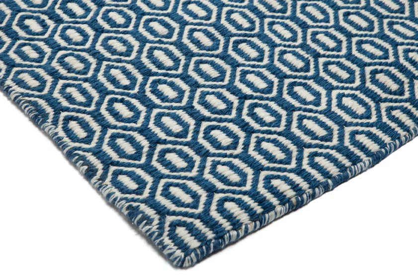 Bekal Indigo Blue Indoor Outdoor Rug - Image 4