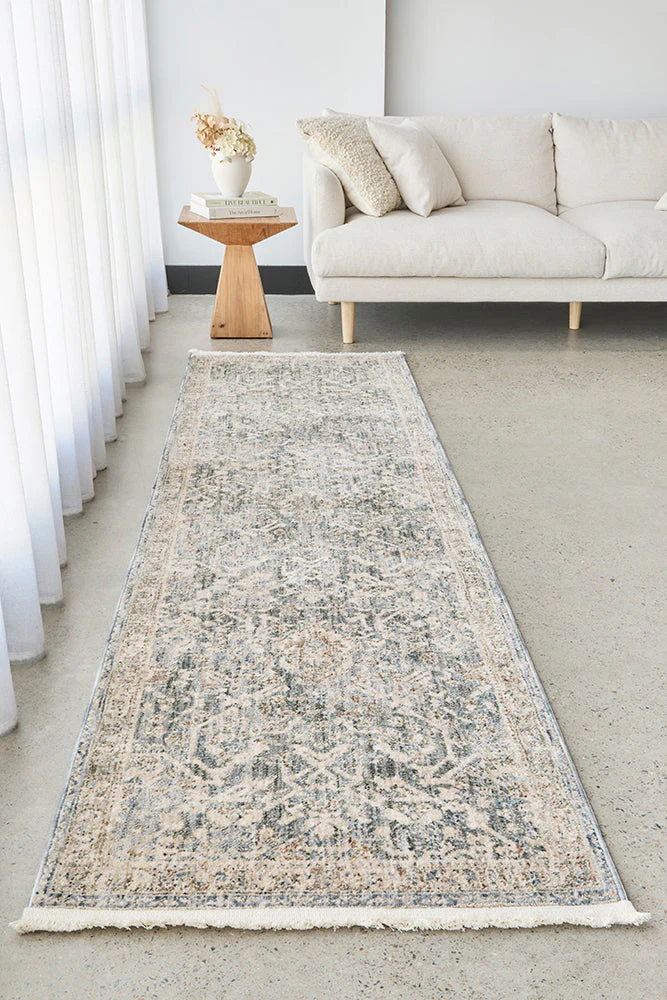 Bodrum Alvin Blue Runner Rug - Image 2
