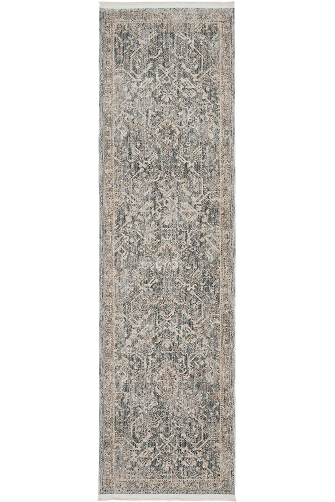 Bodrum Alvin Blue Runner Rug - Image 3
