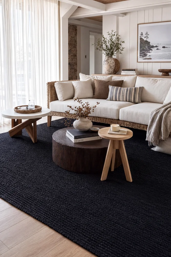 Bondi Black Rug - Image 2