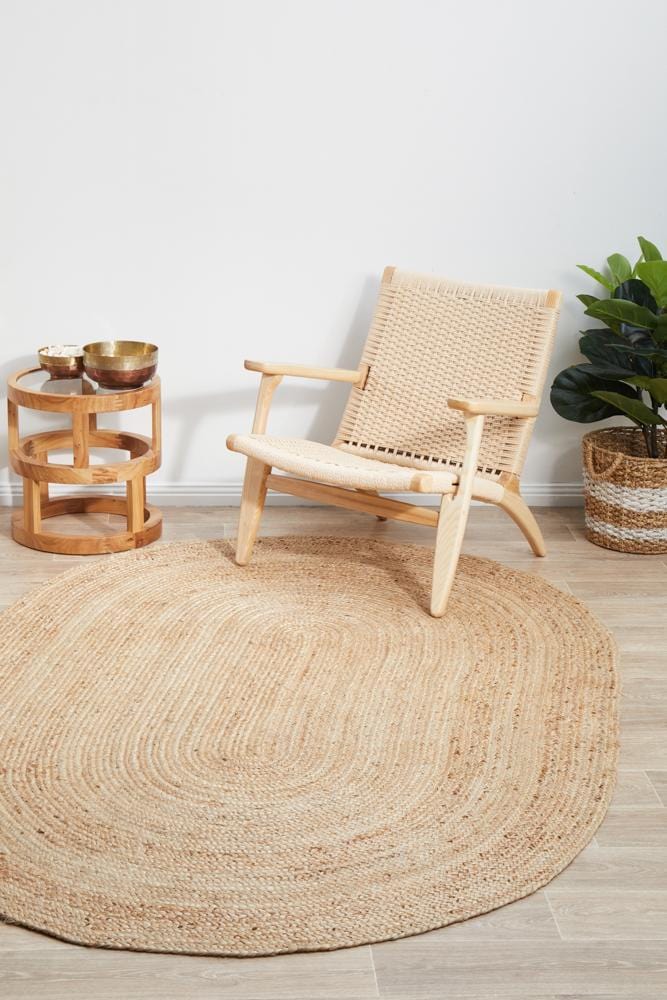 Bondi Natural Oval Rug - Image 5