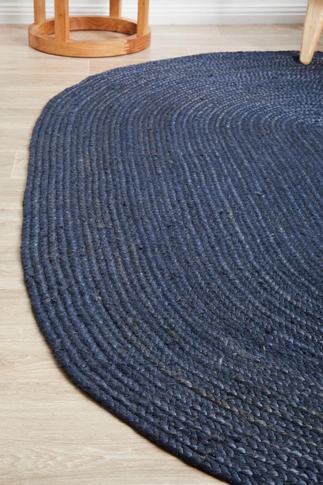 Bondi Navy Oval Rug - Image 4