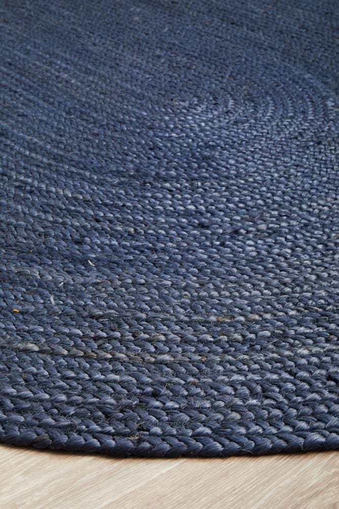 Bondi Navy Oval Rug - Image 6