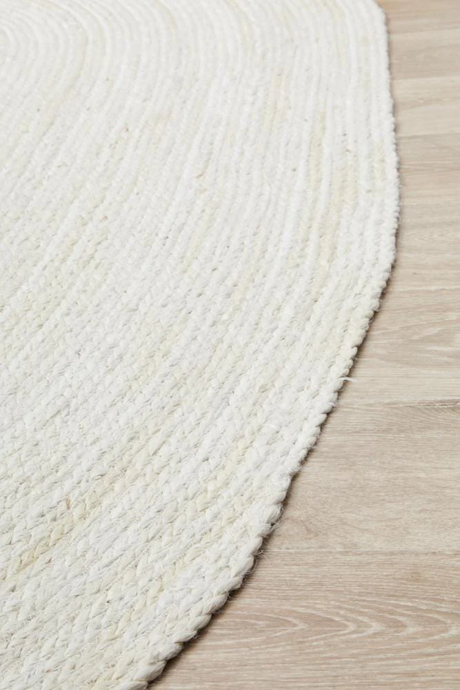 Bondi White Oval Rug - Image 7