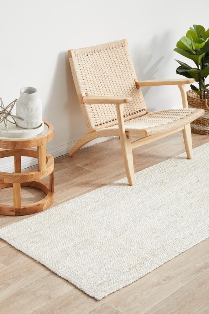 Bondi White Runner Rug - Image 4