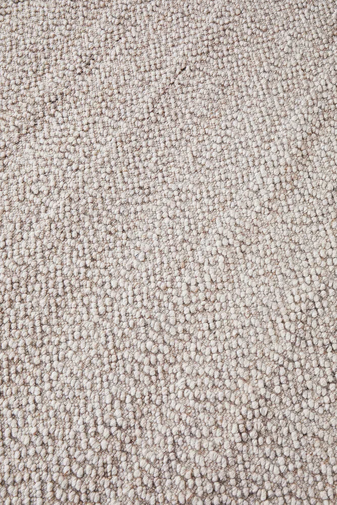 Boucle Natural Wool Rug - Image 6