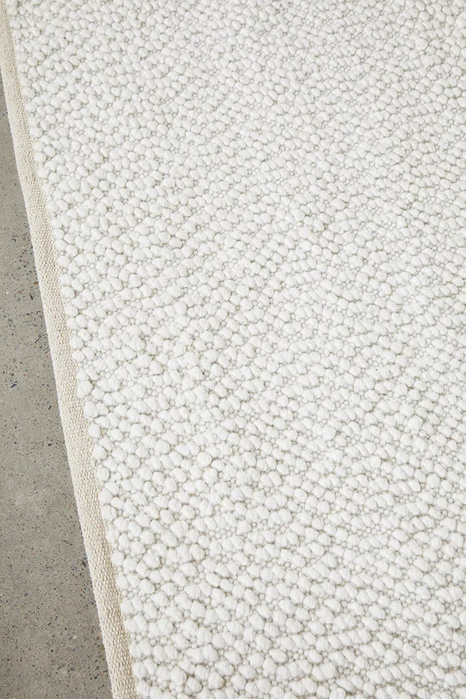 Boucle White Rug - Image 5