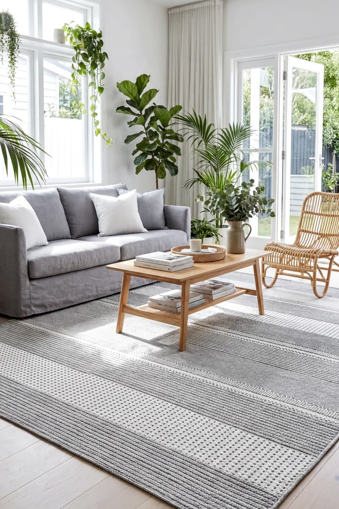 Vermont 37 Grey Outdoor Rug - Image 3
