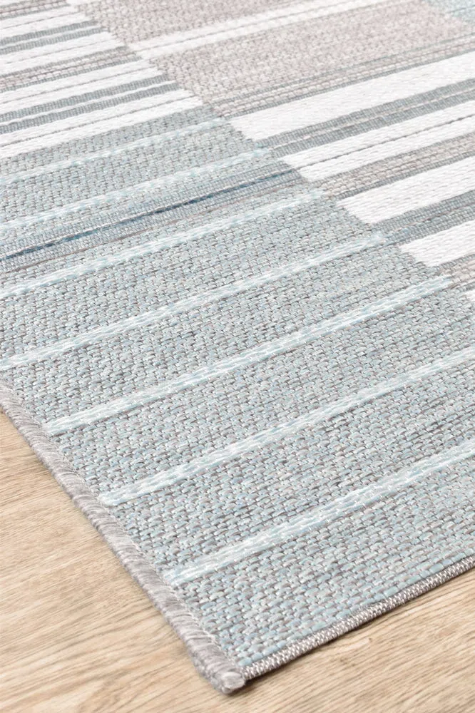 Vermont 54 Soft Blue Outdoor Rug - Image 5