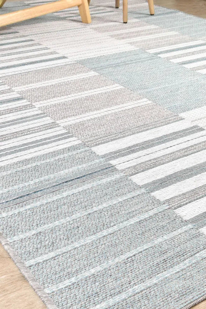 Vermont 54 Soft Blue Outdoor Rug - Image 6