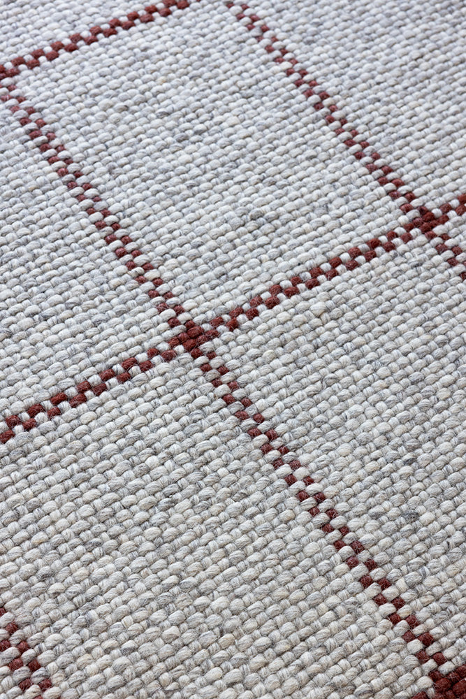 Brink & Campman Craft Matter Check Ash 049100 Rug - Image 4