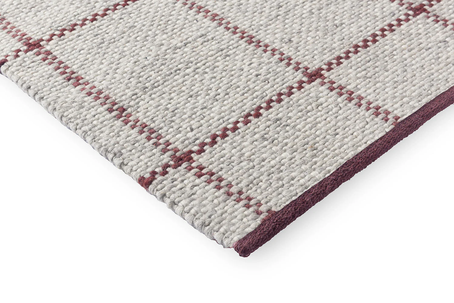 Brink & Campman Craft Matter Check Ash 049100 Rug - Image 6