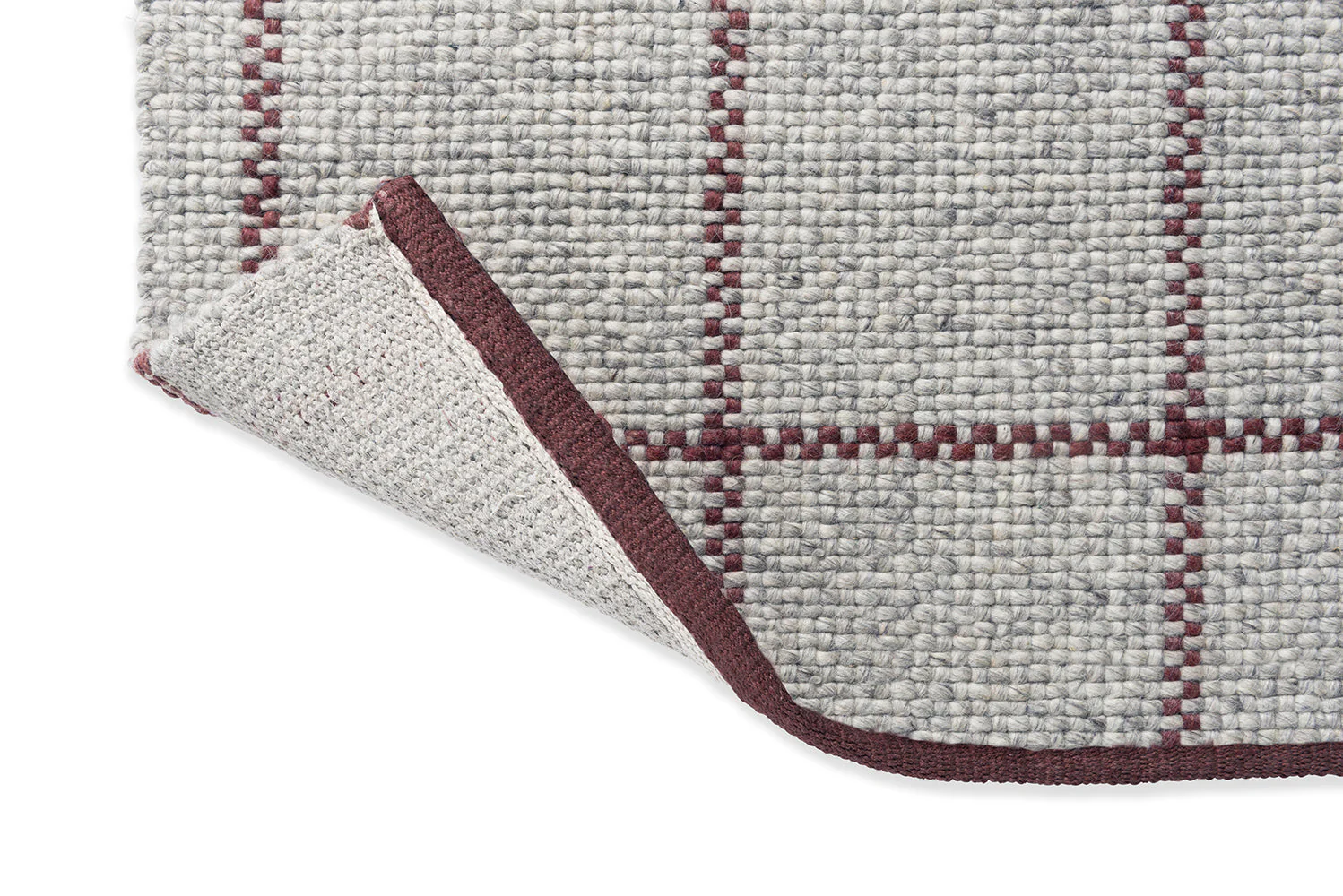 Brink & Campman Craft Matter Check Ash 049100 Rug - Image 7