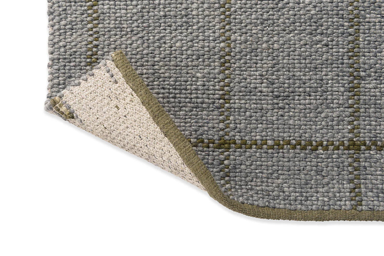Brink & Campman Craft Matter Check Slate 049104 Rug - Image 7