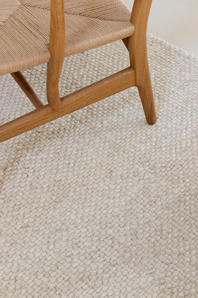 Brink & Campman Craft Matter Plain Warm White 049106 Rug - Image 3