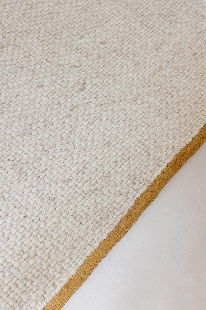 Brink & Campman Craft Matter Plain Warm White 049106 Rug - Image 4