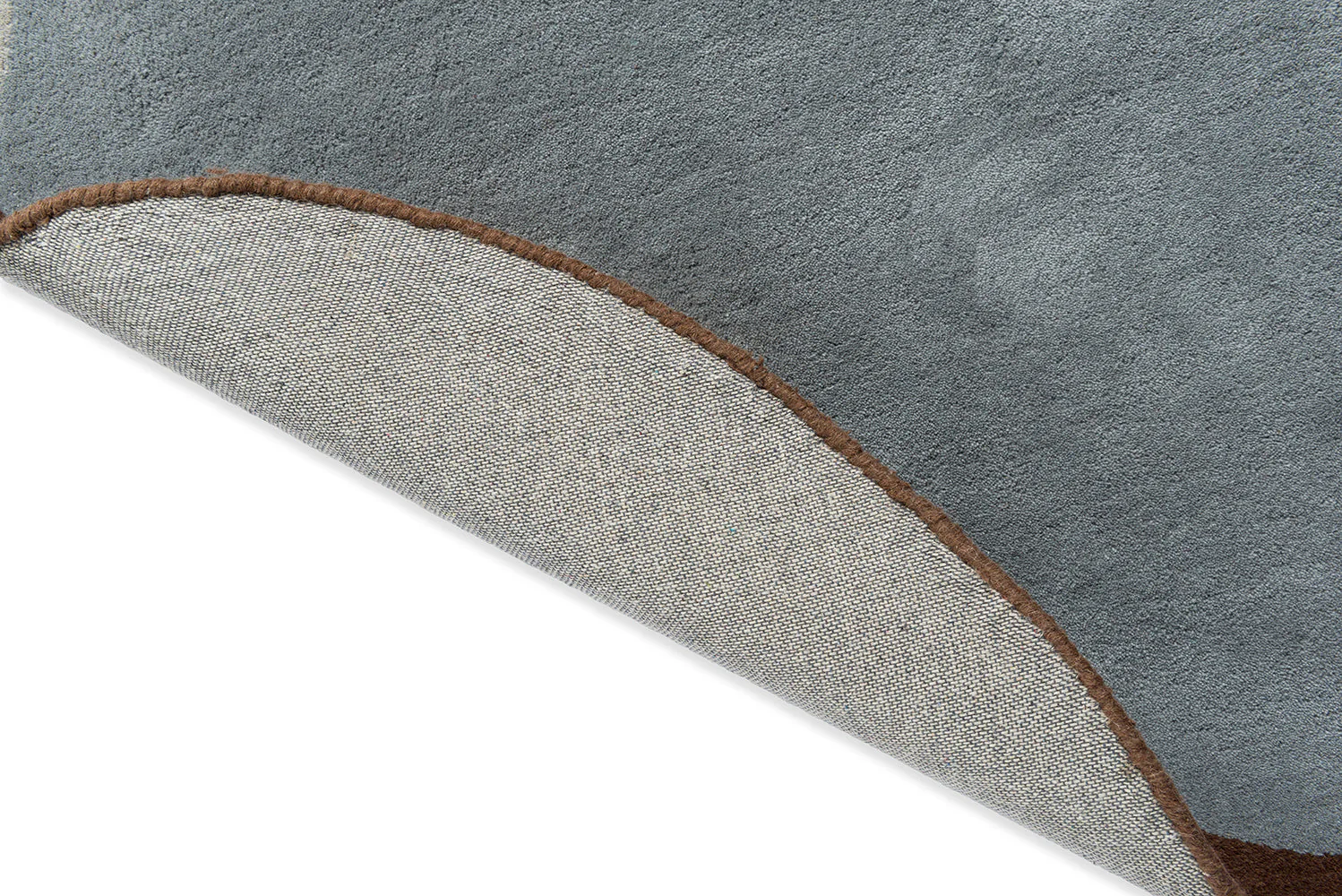 Brink & Campman Element Chad Brown Blue 087705 Round Rug - Image 7