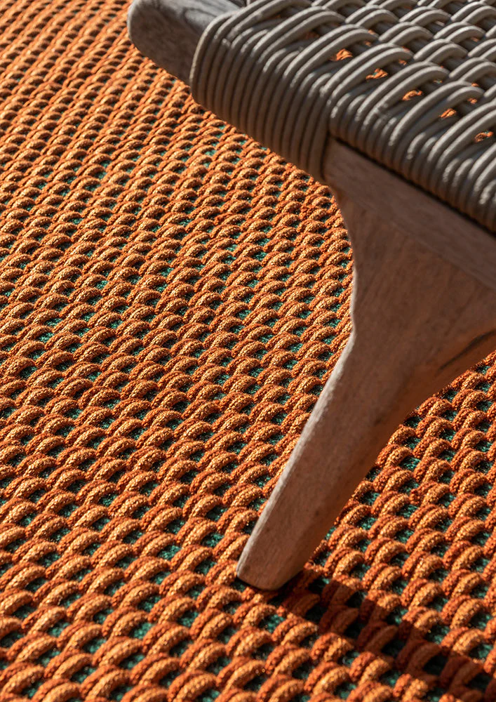 Brink & Campman Lace Tri-coloured Terra Outdoor 496903 Rug - Image 4