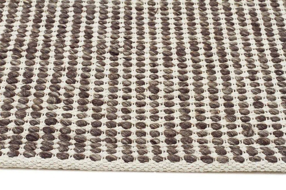 Carlos Felted Wool Rug Brown Natural - Image 5