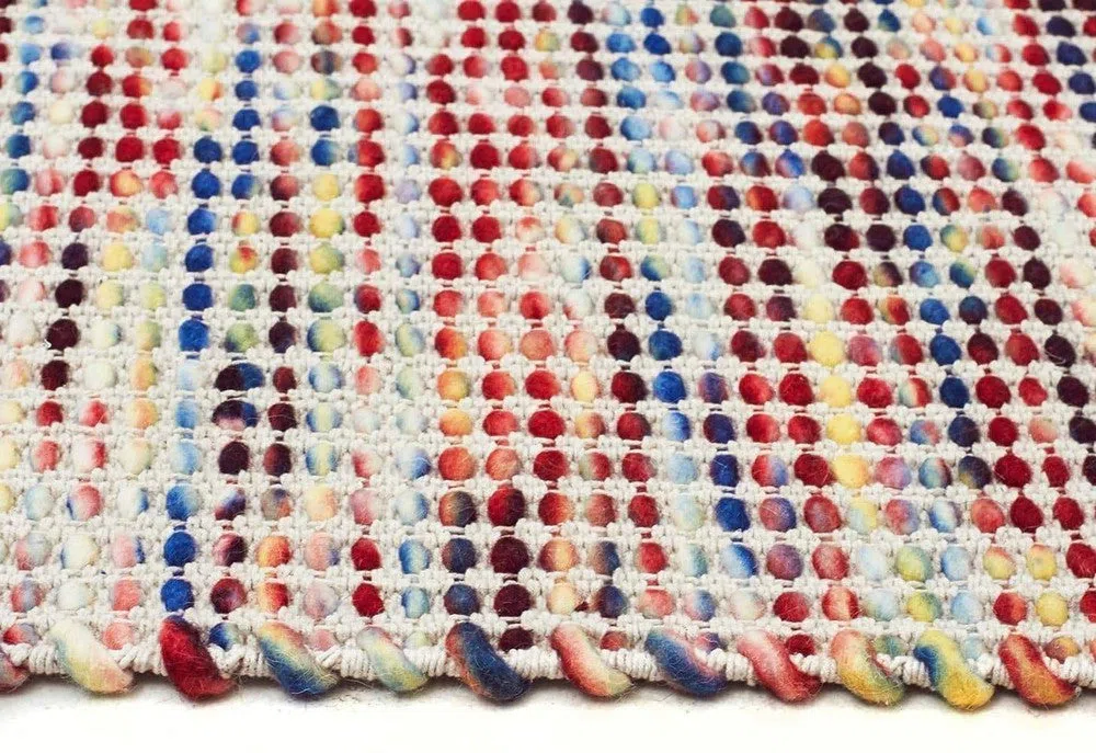 Carlos Felted Wool Rug Multi Natural - Image 7