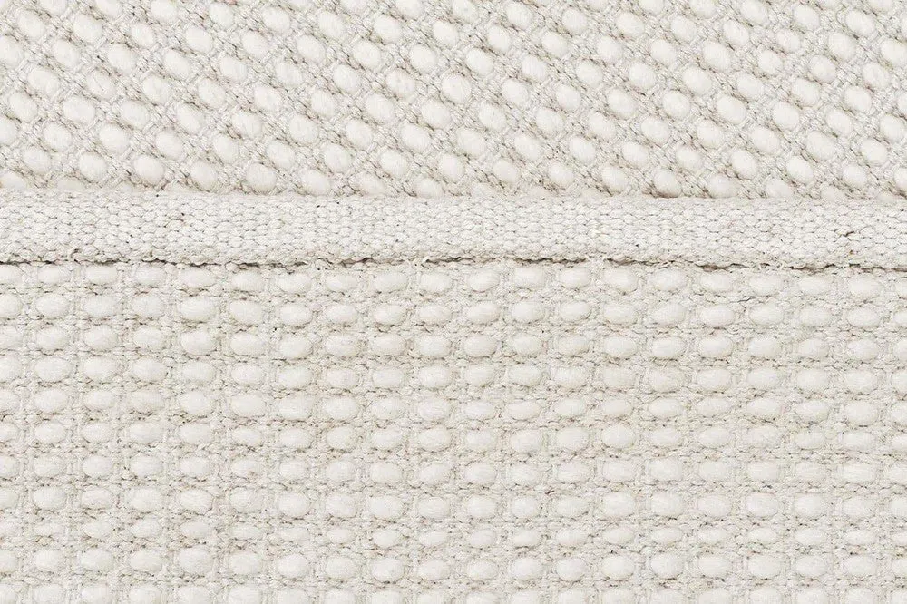 Carlos Felted Wool Rug White Natural - Image 8