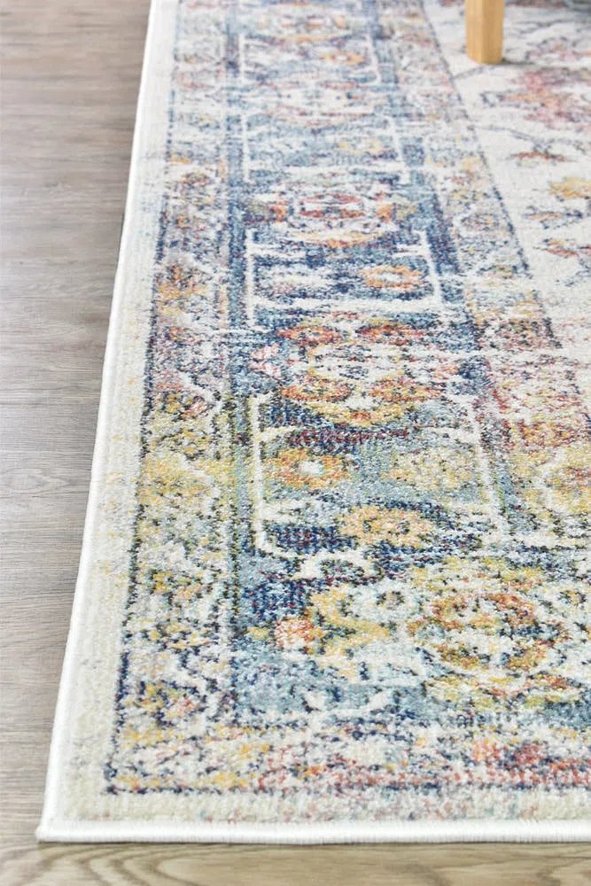 Morocco 94 Navy Cream Rug - Image 4
