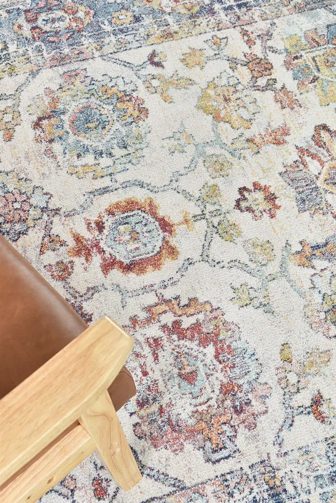 Morocco 94 Navy Cream Rug - Image 6